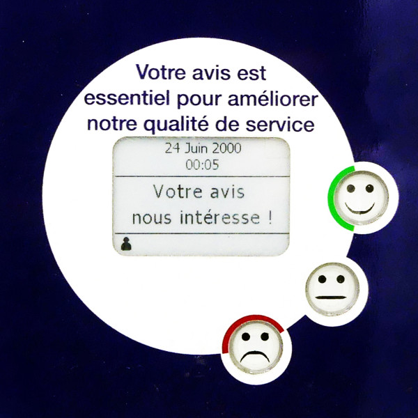 Borne de satisfaction client - 